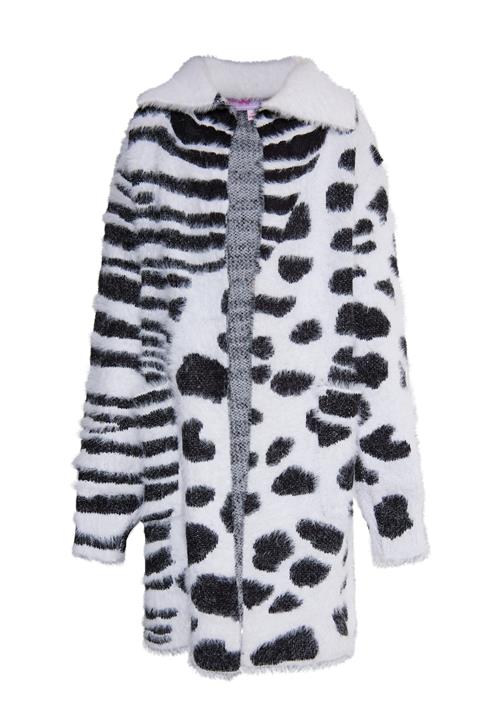 myMo KIDS Cardigan 'Mimo'  sort / hvid