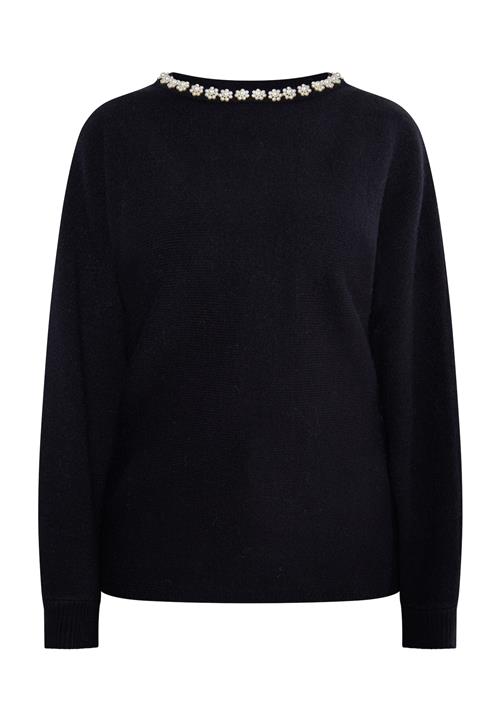 Usha Pullover 'Sivene'  sort / perlehvid