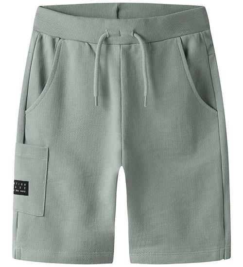 Name It Sweatshorts - Pique - NkmVivasse - Slate Gray