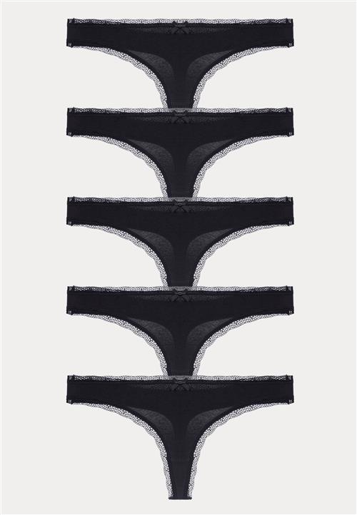 DORINA Essential Cotton Thong 5-pack