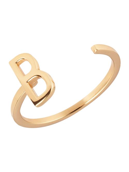 Design Letters Ring  guld