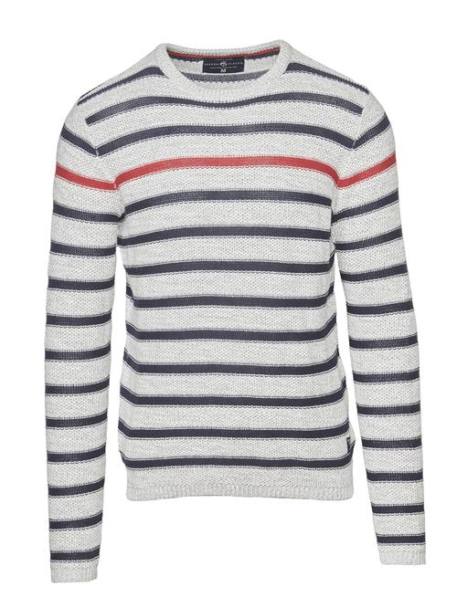 KOROSHI Pullover  natblå / rød / offwhite