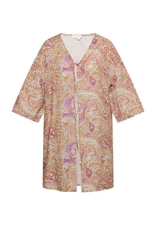 usha FESTIVAL Kimono  beige / lysebrun / lilla / hvid