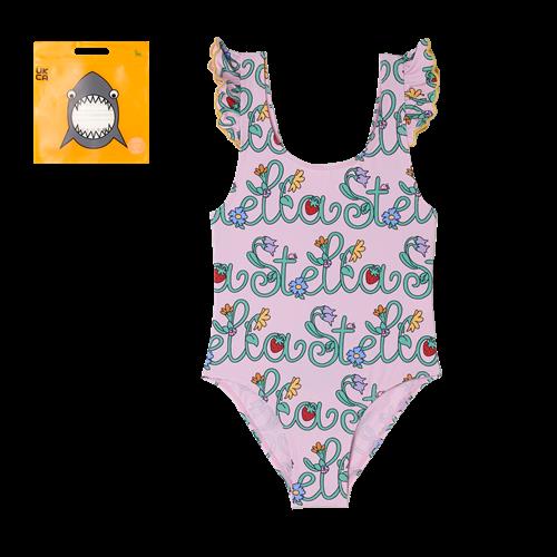 Stella McCartney Kids Badedragt Rosa Multicolor  Rosa/Multicolor-8 Y  Lilla  8 år  kvinde