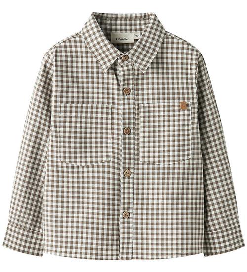 Lil' Atelier Skjorte - NmmTallula - Shitake/Hvidterner