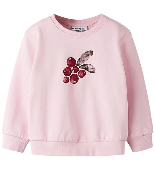 Name It Sweatshirt - NmfSissy - Parfait Pink m. Bær