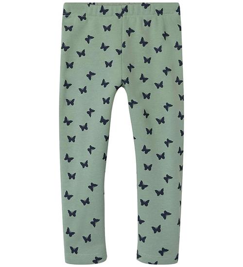 Name It Leggings m. FLeece - NmfDavina - Lily Pad/Butterfly AOP