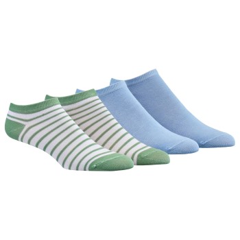 Damella Strømper 4P Ankle Socks Blå/Grøn Str 43/46 Dame