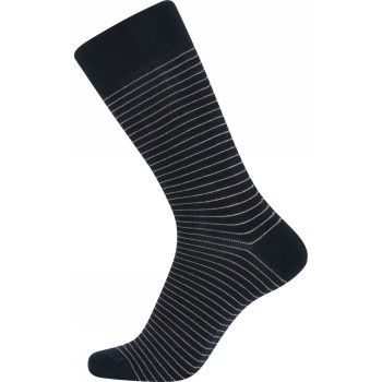 JBS Strømper 2P Patterned Cotton Socks Sort/Hud Str 40/47 Herre