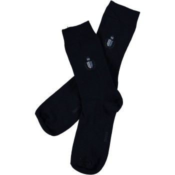 Topeco Strømper 2P Men Soft Top Shield Marineblå Str 41/45 Herre