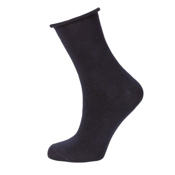 Trofé Trofe Cotton Solid Sock Strømper 2P Blå Strl 37/41 Dame