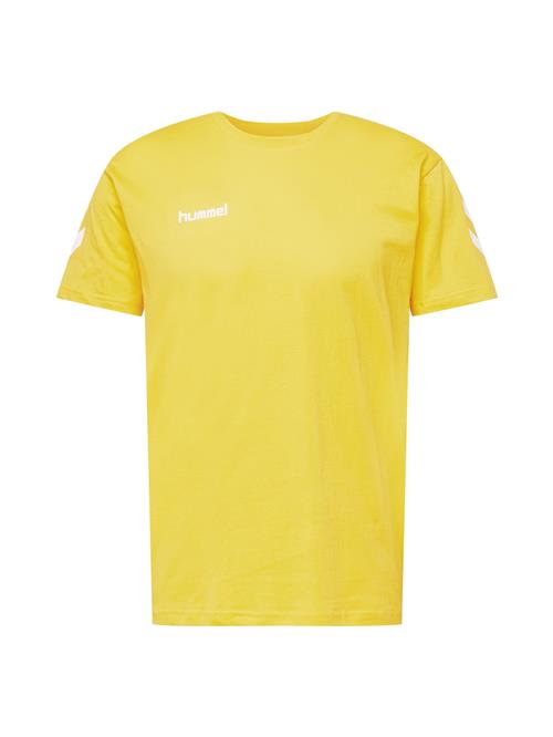 Hummel Funktionsskjorte  lysegul / hvid