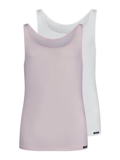 Skiny Undertrøje  lyserød / hvid