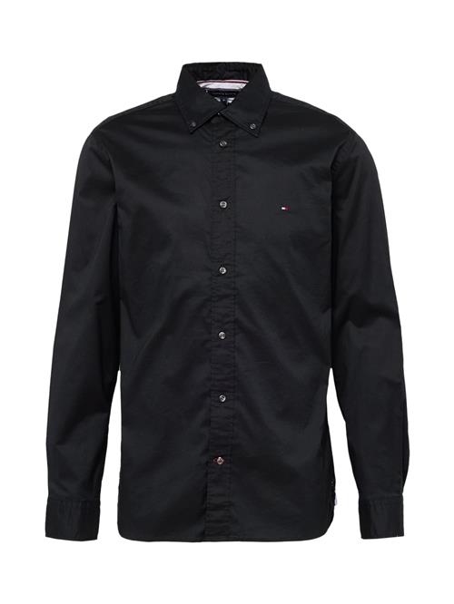 TOMMY HILFIGER Skjorte  rød / sort / offwhite