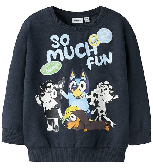 Name It Sweatshirt - NmmJared - Bluey - Navy Blazer/Melange