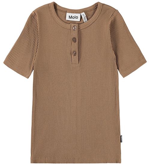 Molo T-shirt - Rib - Rosey - Cocoa Bean