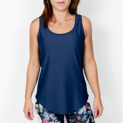 Vigga Fitted Navy Top