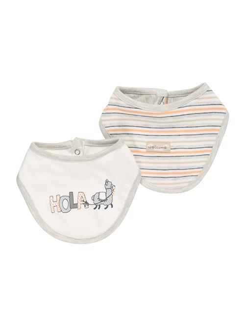 JACKY Tørklæde 'LAMA'  beige / grå / hvid