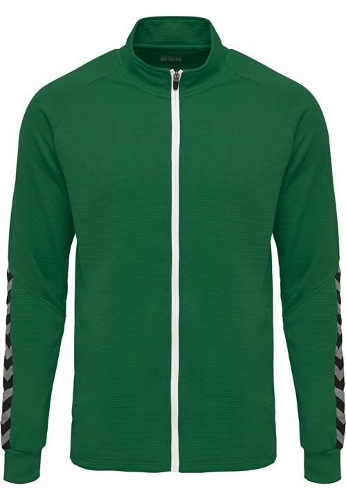 Hummel Sportsjakke 'Authentic'  taupe / smaragd / sort / hvid