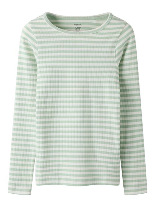 NAME IT Langærmet Rib Bluse Suraja Cloud Dancer