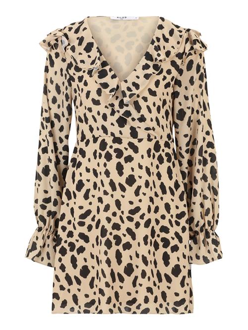 Se NA-KD Kjole  lysebeige / sort ved About You