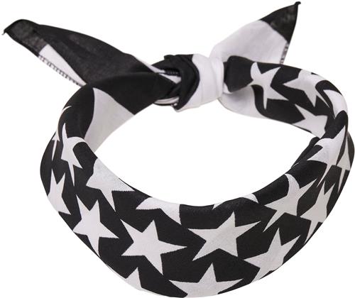 MSTRDS Bandana  sort / hvid