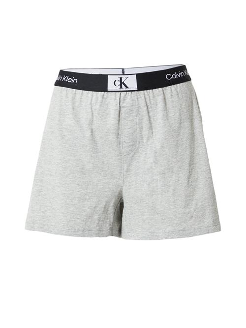 Calvin Klein Underwear Pyjamasbukser  grå-meleret / sort / hvid