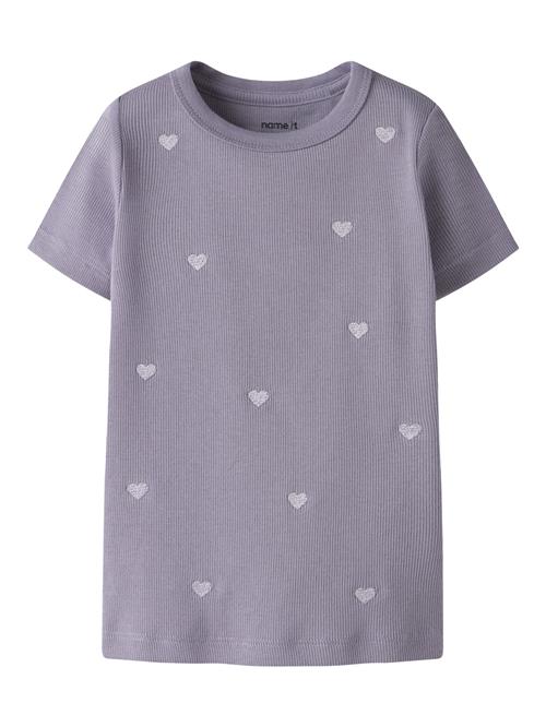 NAME IT T-shirt Nakal Lavender Gray