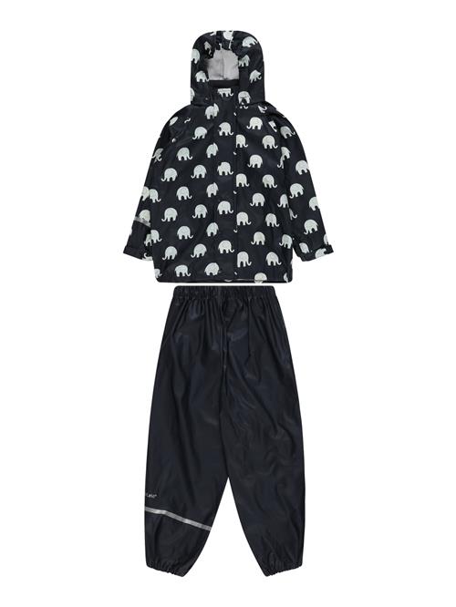 CeLaVi Funktionsjakkesæt 'Elephant'  ultramarinblå / sølv / offwhite