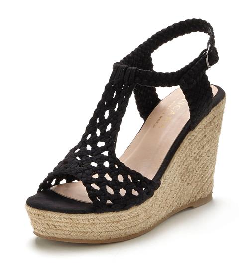 Se LASCANA Sandaler  sort ved About You