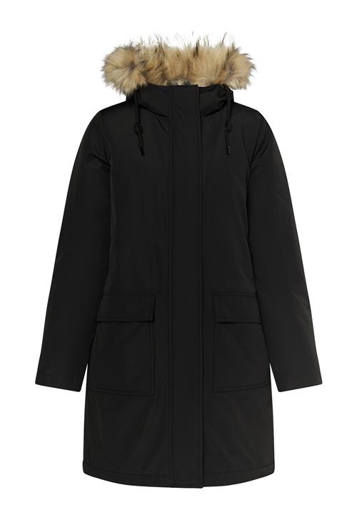 DreiMaster Klassik Vinterparka  beige / sort