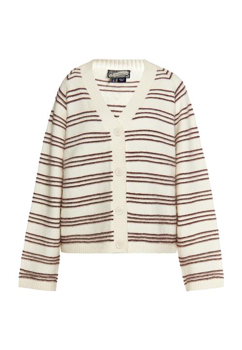 DreiMaster Vintage Cardigan 'Imane'  creme / mørkebrun