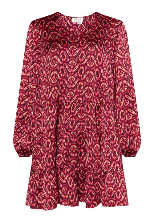 IZIA Sommerkjole  beige / pink / rød / bordeaux