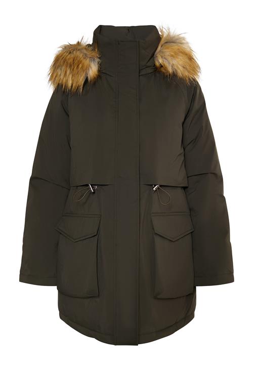 Usha Vinterparka  beige / oliven