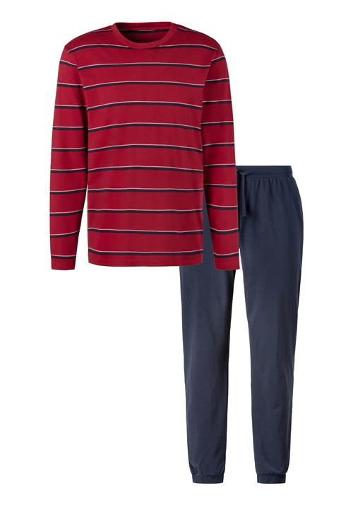 H.I.S Pyjamas lang  navy / rød / hvid