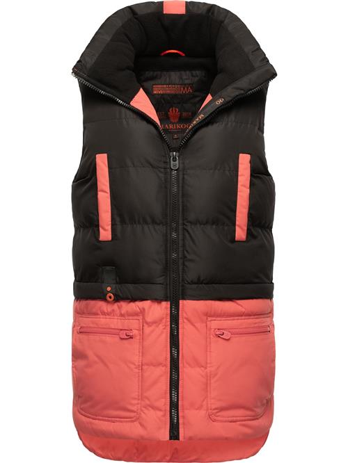 MARIKOO Vest  melon / sort