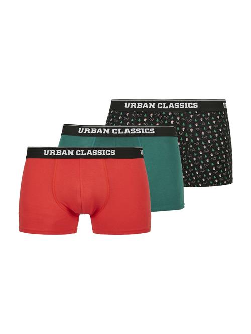 Urban Classics Boksershorts  navy / grøn / rød