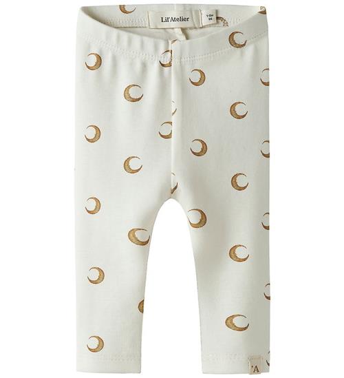 Lil' Atelier Leggings - Noos - NbnLayo - Coconut Milk/Moon