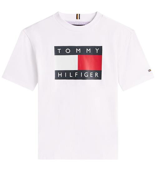 Tommy Hilfiger T-shirt - Flag Heritage - White/White