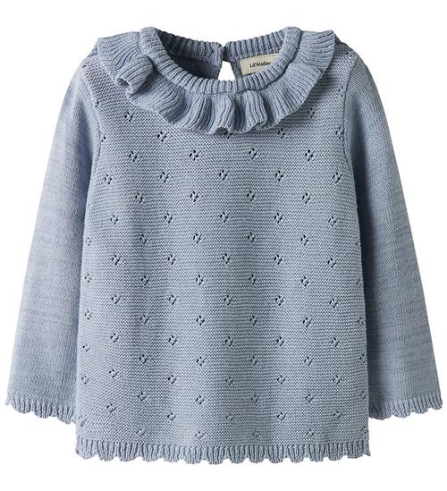 Lil Atelier Bluse - Strik - Noos - NmfLaguna - Zen Blue