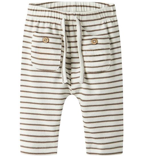 Lil Atelier Bukser - Rib - NbmTonto - Coconut Milk