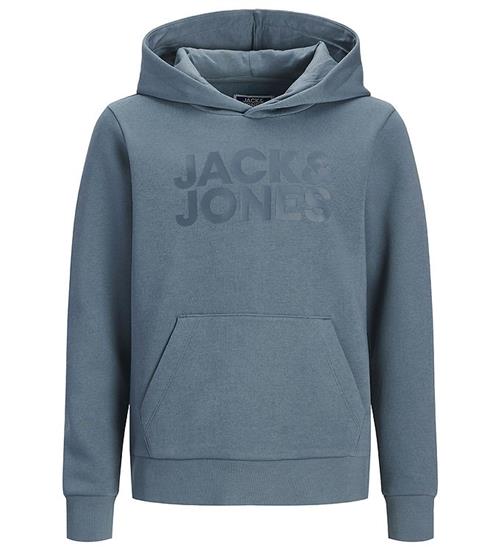 Jack & Jones Hættetrøje - JjeCorp - Blue Mirage/Big Tonal