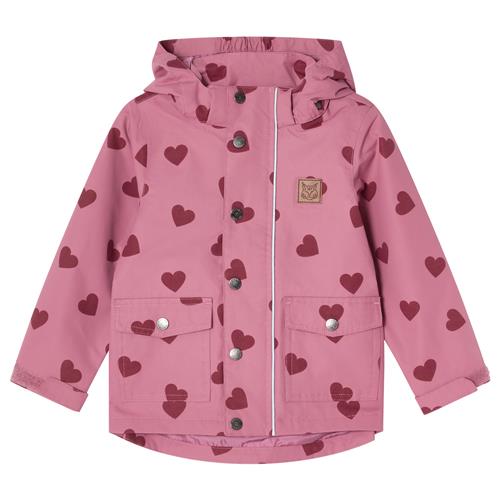 Kuling Stockholm Skaljakke Mauve Hearts  98 cm Shell Lilla  98 cm  unisex