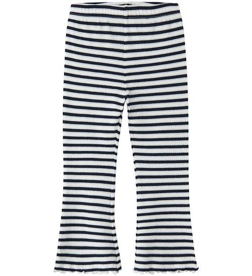 Name It Bukser - NmfTaias - Navy Blazer/Cloud Dancer