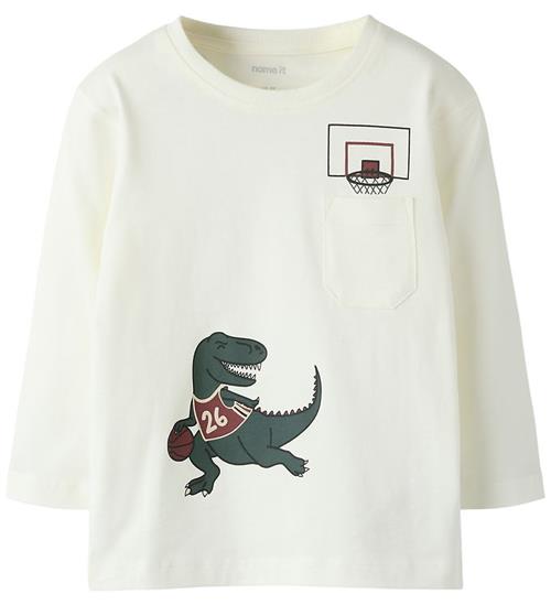 Name It Bluse - NmmVilian - Cloud Dancer/Dino Basket