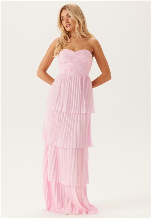 Bubbleroom Occasion Pleated Bandeau Gown