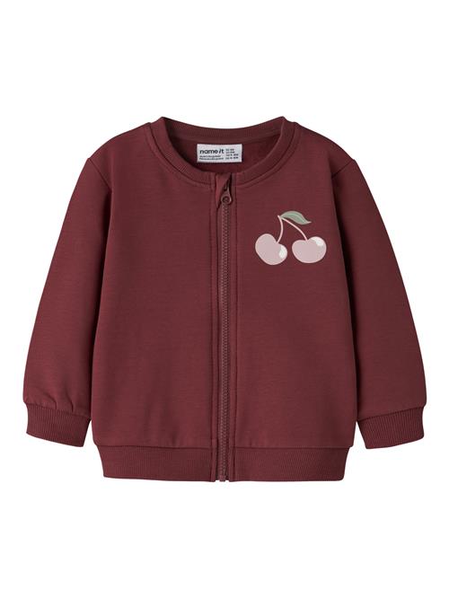 NAME IT Cardigan Vrillie Oxblood Red