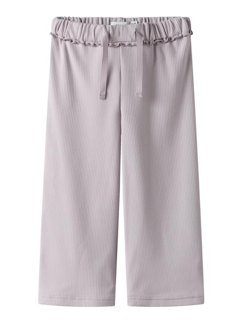 NAME IT Brede Rib Bukser Tella Lilac Marble