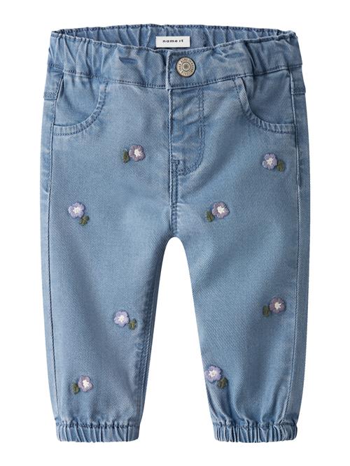 NAME IT Jeans Rose Denim Blue Flower