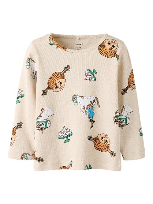 NAME IT Bluse Pippi Soca Pippi Peyote Melange
